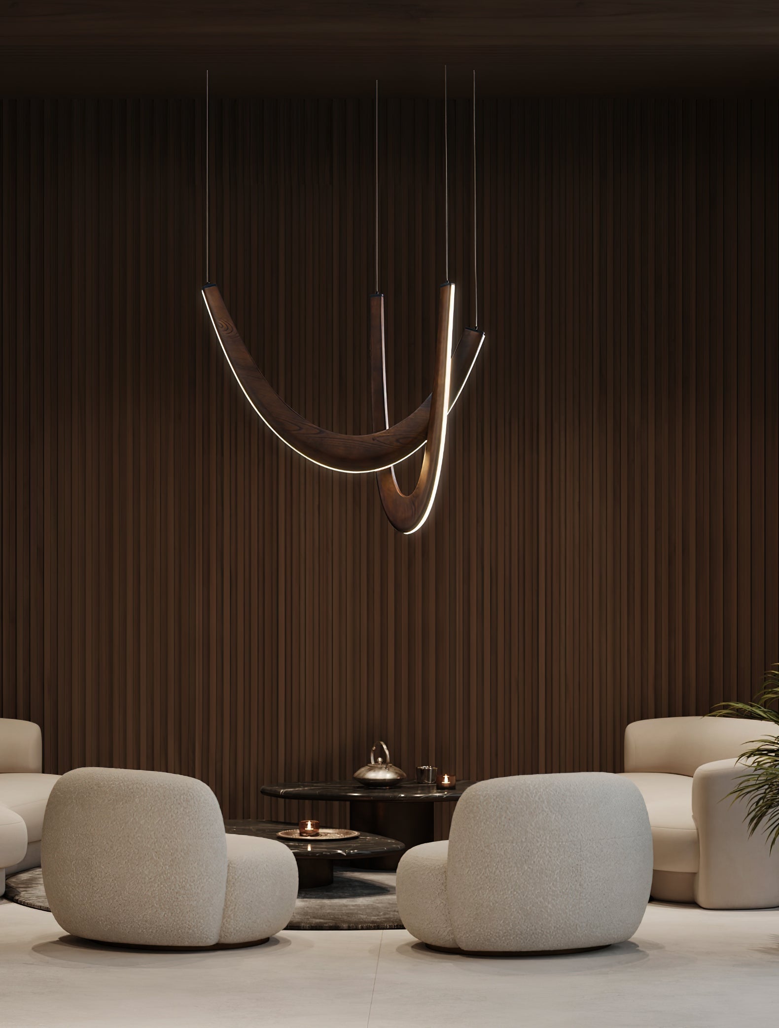U Wooden Pendant Lamp Pendant light
