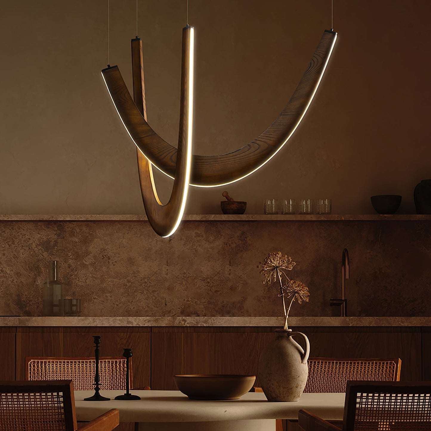 U Wooden Pendant Lamp Pendant light