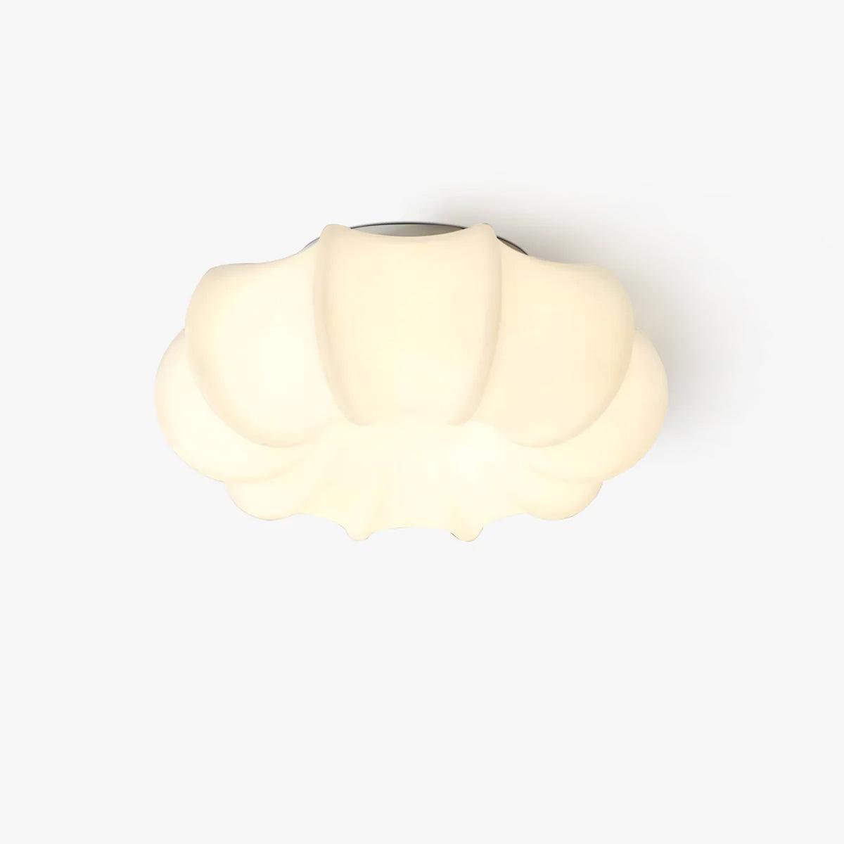Umbrella Ceiling Lamp Dia 17.7″ x H 7.1″ / Dia 45cm x H 18cm / White / Three-Color Changing Light Ceiling lamp
