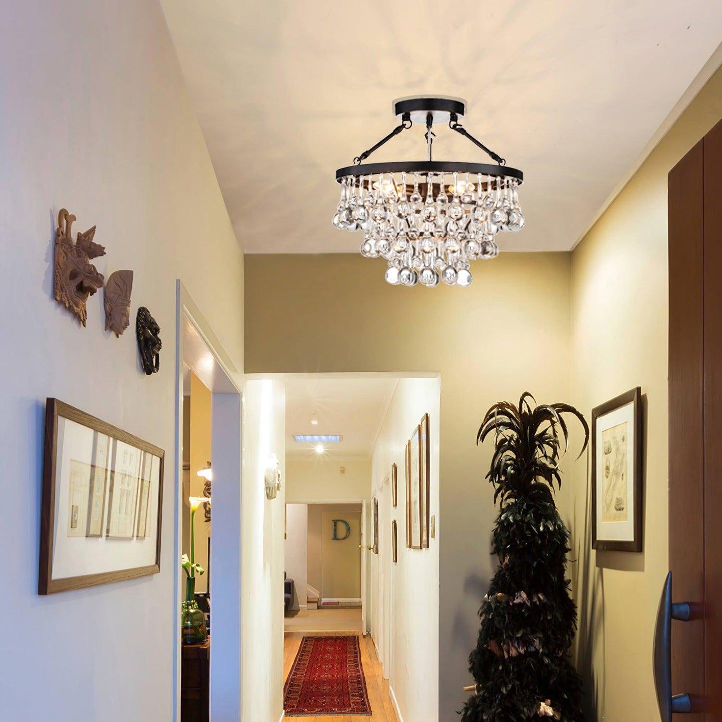 Unique Tiered Crystal Chandelier Chandelier