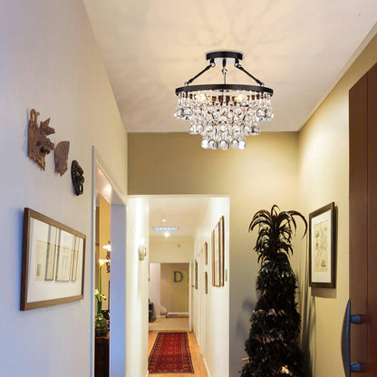 Unique Tiered Crystal Chandelier Chandelier