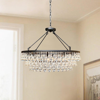Unique Tiered Crystal Chandelier Chandelier