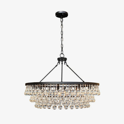 Unique Tiered Crystal Chandelier Chandelier