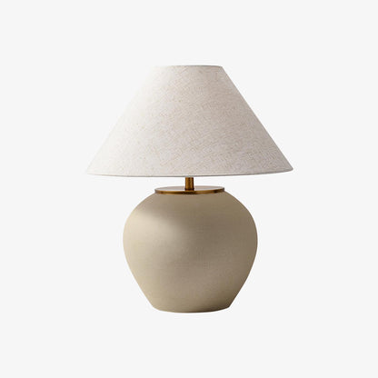 Upsala Ekeby Table Lamp Dia 17.7″ x H 20.5″ / Dia 45cm x H 52cm / Beige / US Plug Table lamp