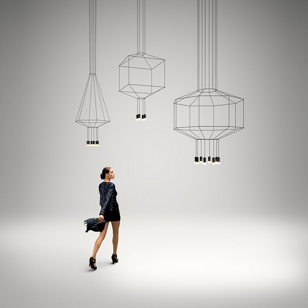 Wireflow 3-D LED Octagonal Pendant