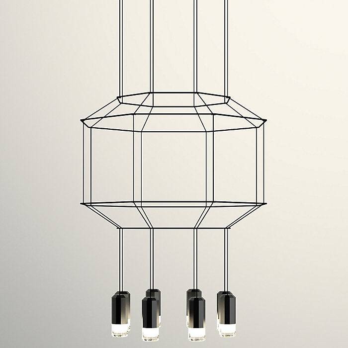 Wireflow 3-D LED Octagonal Pendant