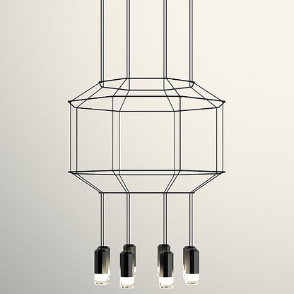 Wireflow 3-D LED Octagonal Pendant