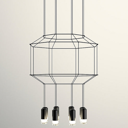Wireflow 3-D LED Octagonal Pendant