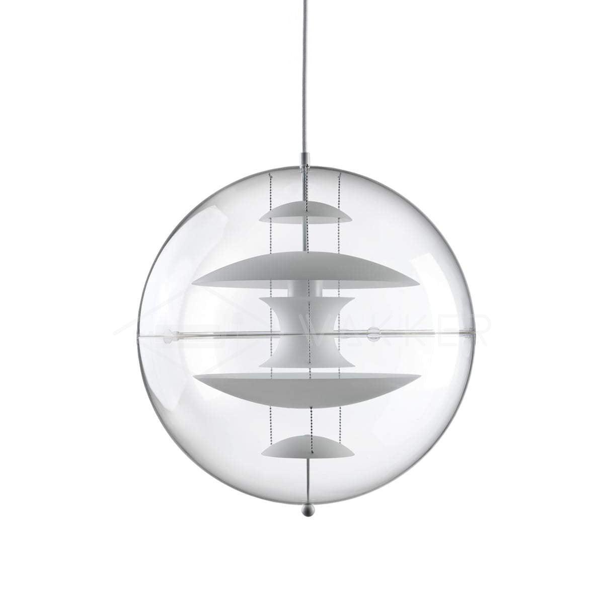 Round Sphere Pendant Lamp ? 15.8″ x H 15.8″ / Dia 40cm x H 40cm / White Pendant light