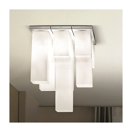 Tubes 9 Light Flushmount