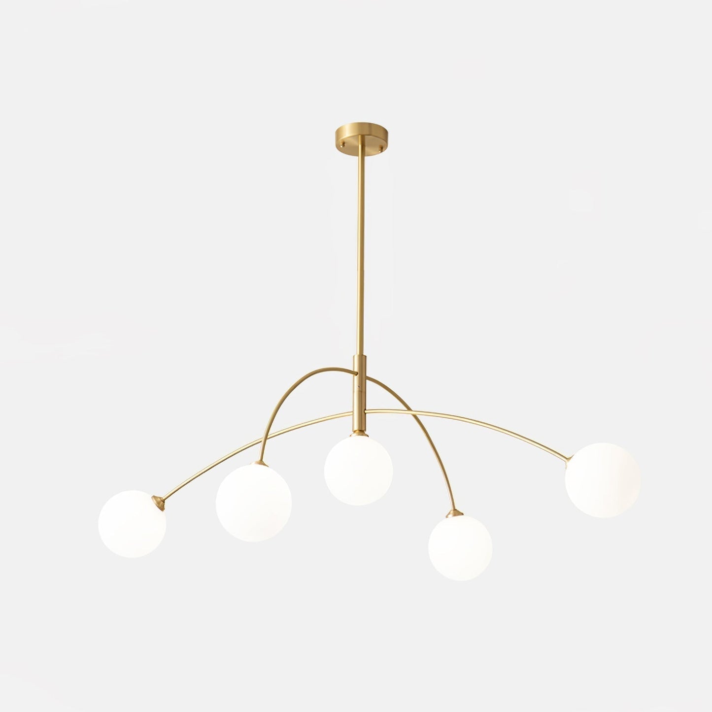Valentina Arc Chandelier Dia 41.3″ x H 11.8″ / Dia 105cm x H 30cm / Gold Chandelier