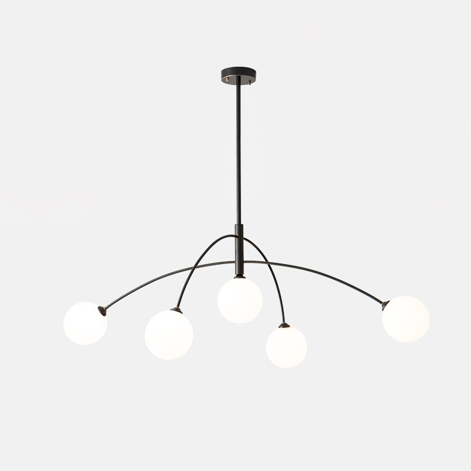 Valentina Arc Chandelier Dia 41.3″ x H 11.8″ / Dia 105cm x H 30cm / Black Chandelier