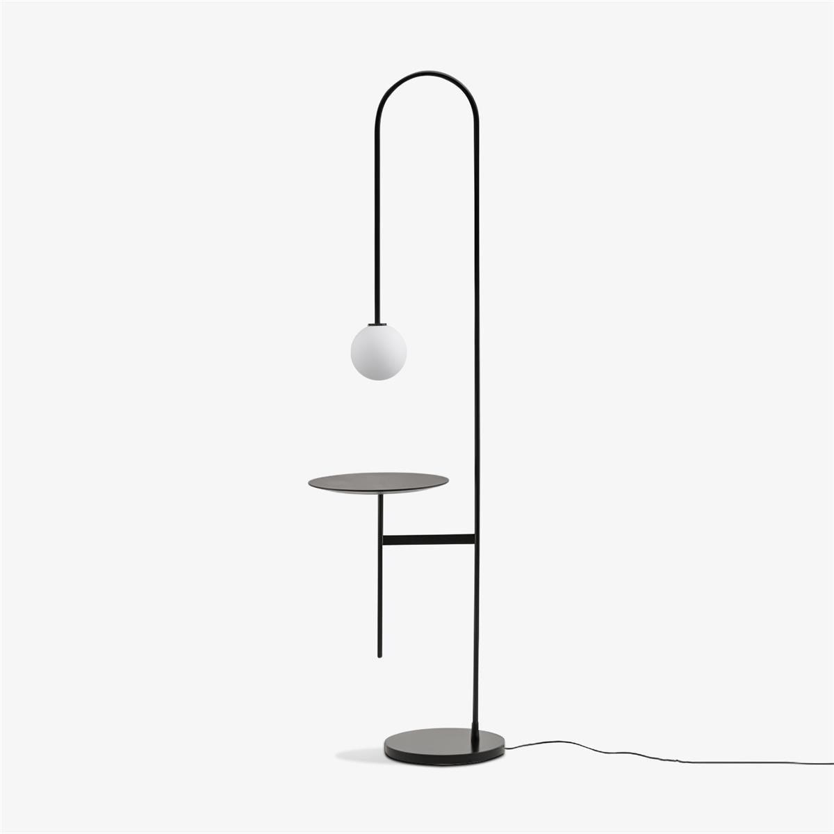 Vanni Floor Lamp Dia 18.9″ x H 64.5″ / Dia 48cm x H 165m / Black / US plug Floor lamp