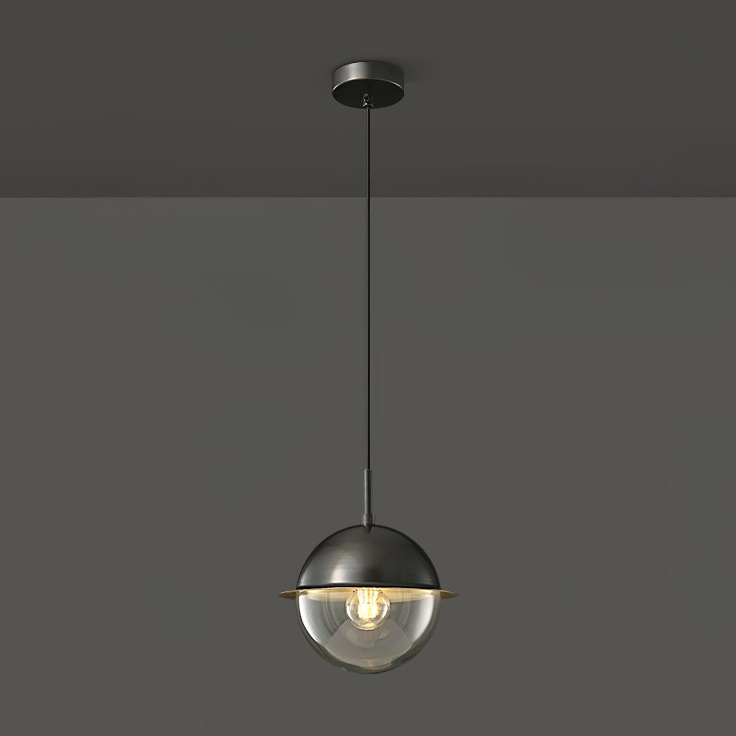 Varus Pendant Lamp ? 7.1″ x H 9.4″ / Dia 18cm x H 24cm / Black Pendant light