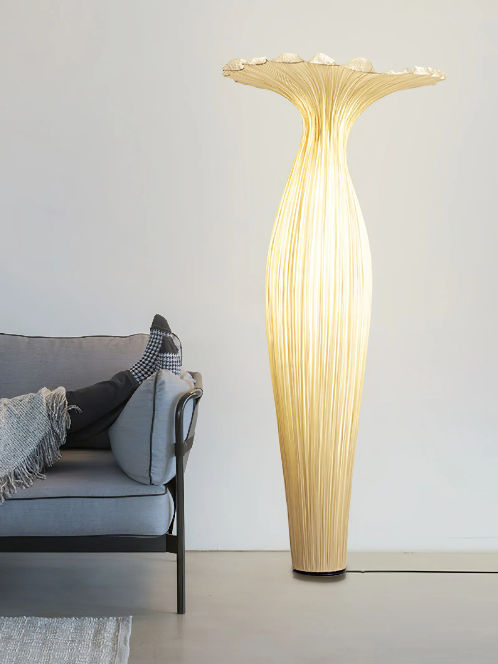 Vase Fabric Floor Lamp Floor lamp