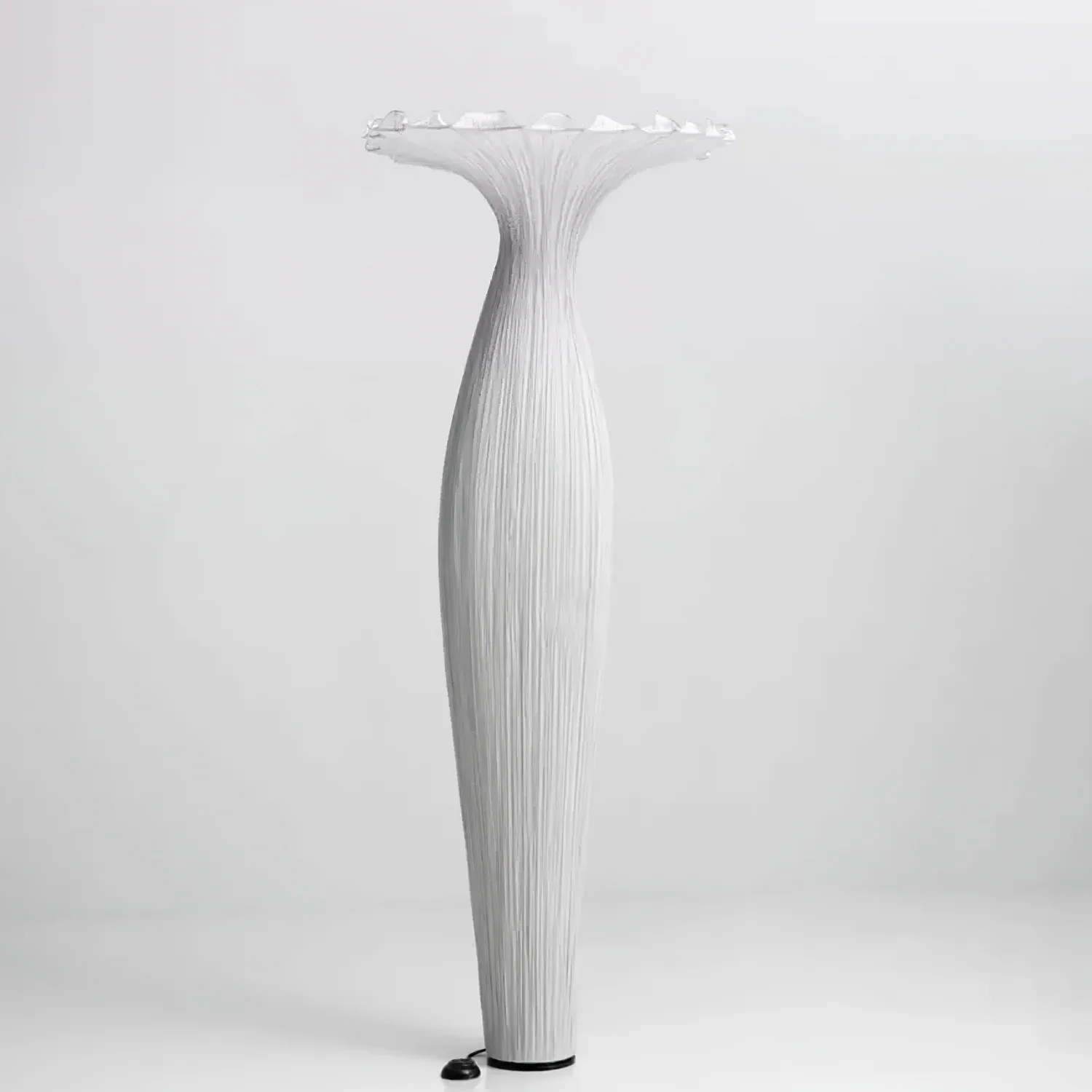 Vase Fabric Floor Lamp Dia 19.7″ x H 43.3″ / Dia 50cm x H 110cm / White / US Plug Floor lamp