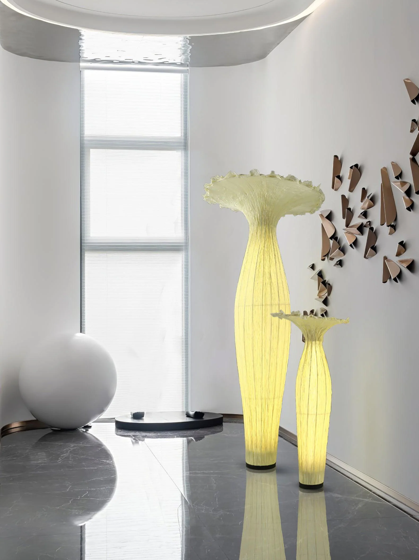 Vase Fabric Floor Lamp Floor lamp