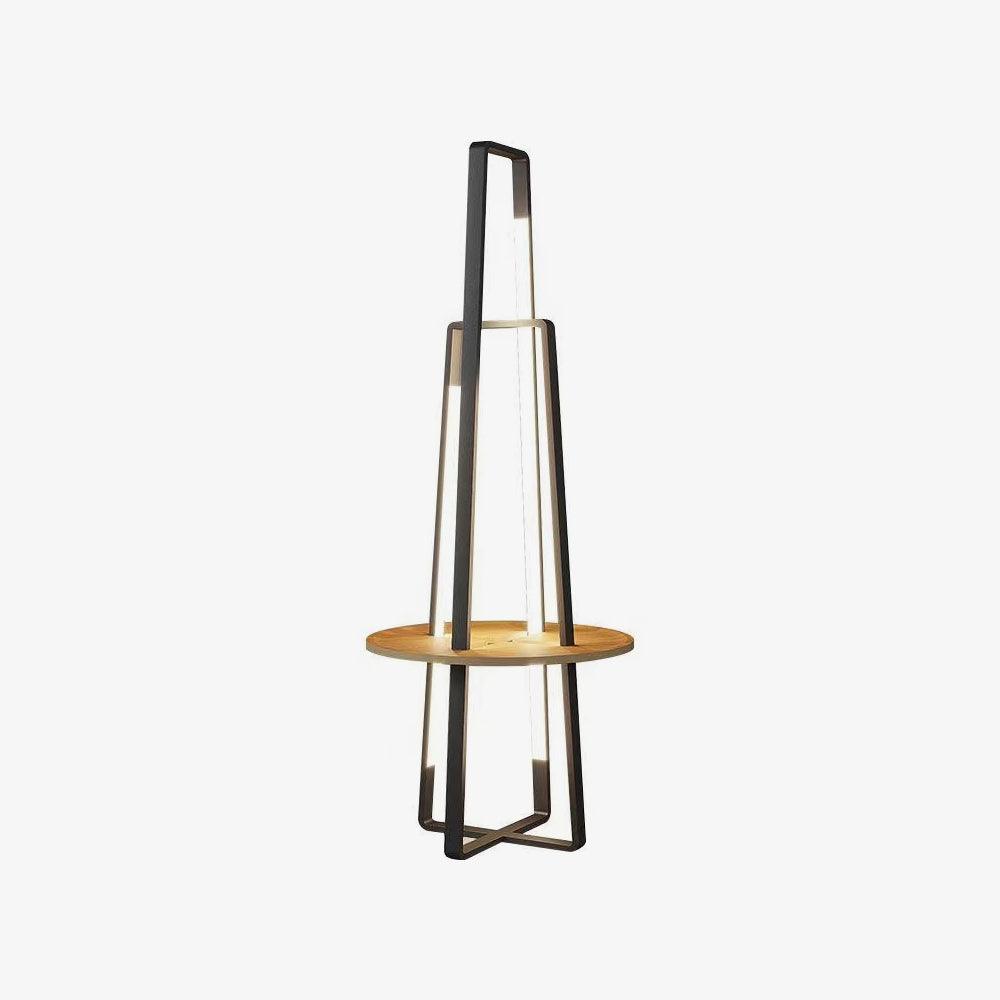 Vase Floor Lamp ? 23.6″ x H 63″ / Dia 60cm x H 160cm / Black & Wooden / US plug Floor lamp