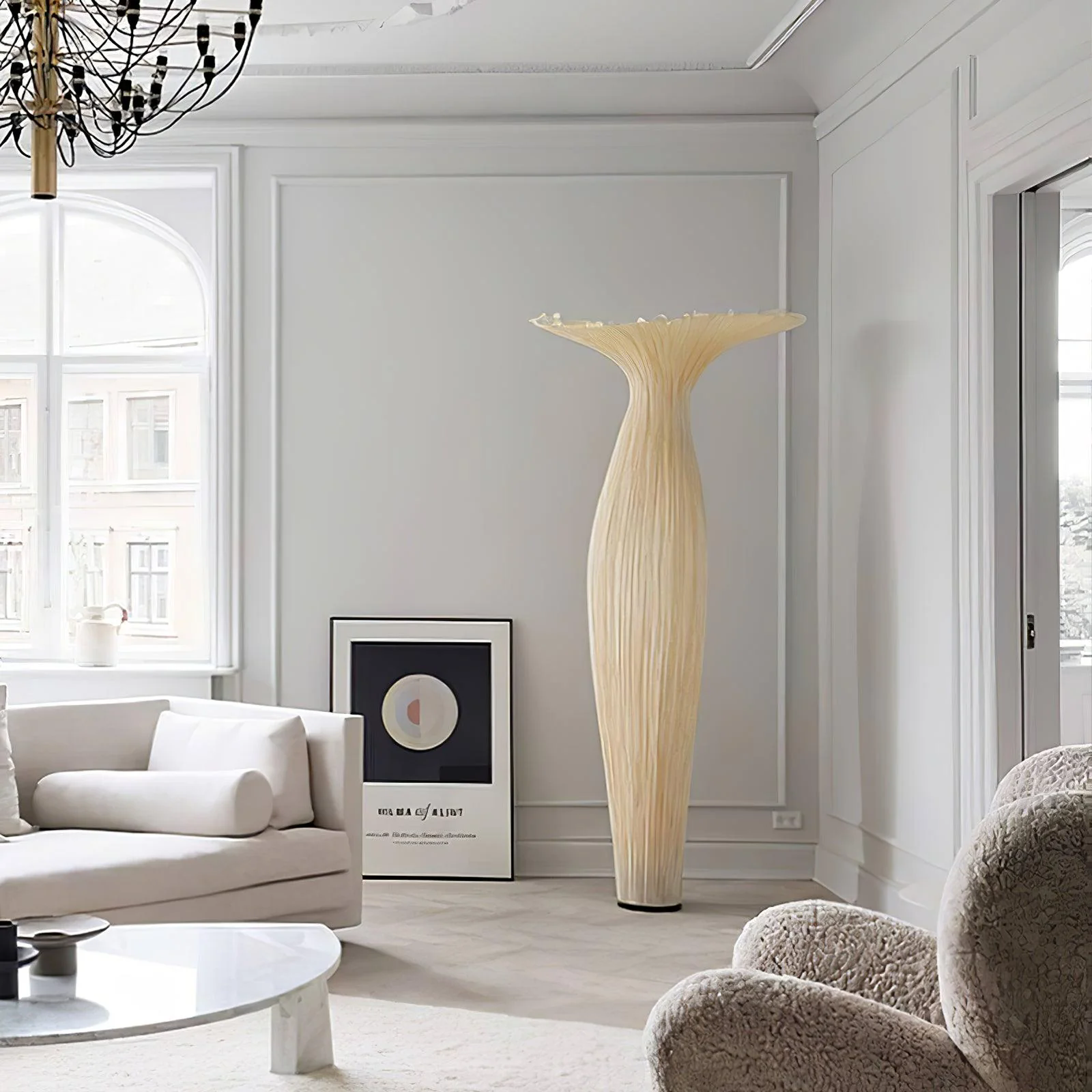 Vase Fabric Floor Lamp Floor lamp