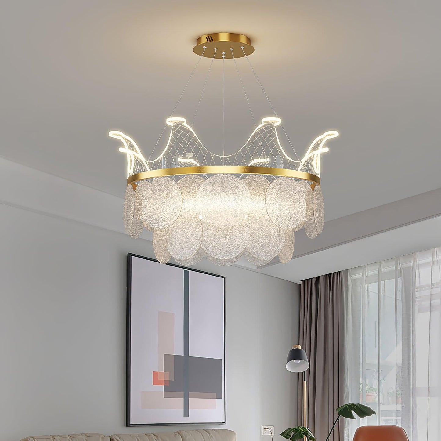 Vassar Crown Chandelier Chandelier