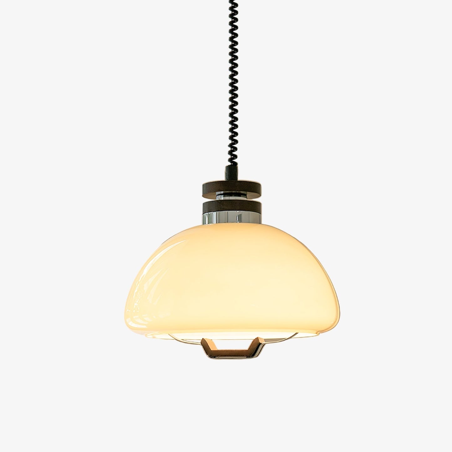 Vela Pudding Pendant Light Dia 15.7″ x H 12.5″ / Beige Pendant light