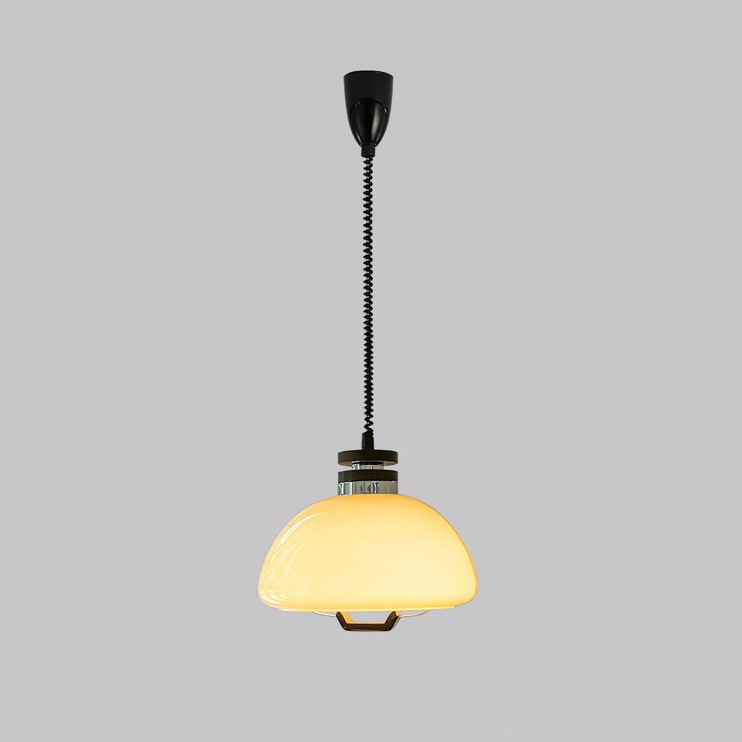 Vela Pudding Pendant Light Dia 15.7″ x H 12.5″ / Beige Pendant light