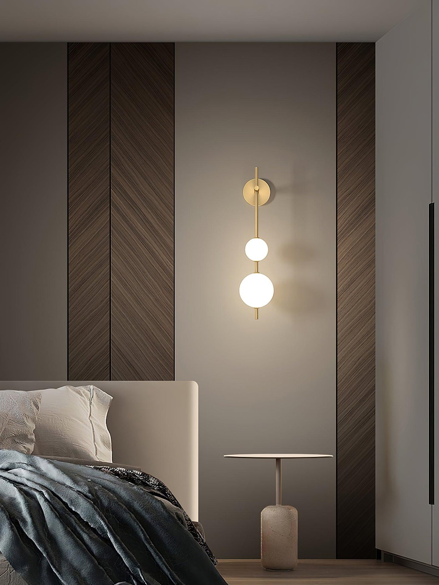 Vertical Globe Plug-in Wall Lamp 1001 Wall lamp