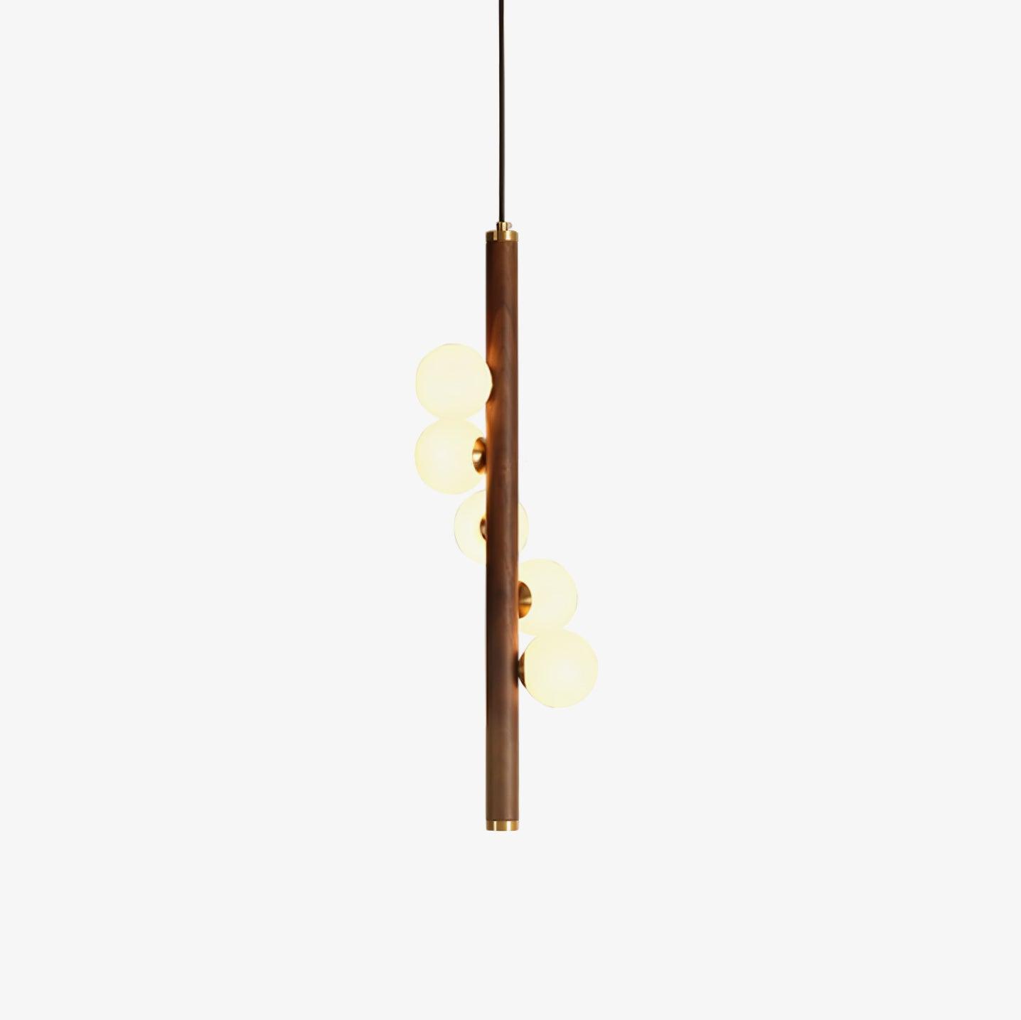 Vertical Orb Timber Pendant Lamp Pendant light