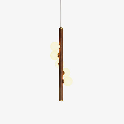 Vertical Orb Timber Pendant Lamp Pendant light