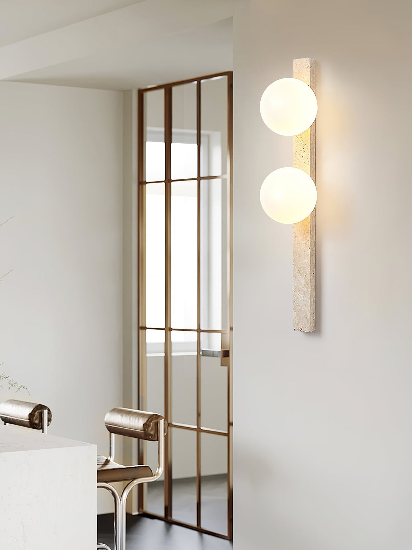 Vertical Travertine Wall Sconce 1001 Wall lamp
