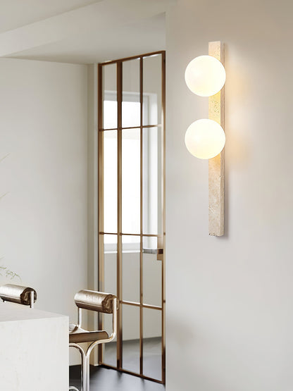 Vertical Travertine Wall Sconce 1001 Wall lamp