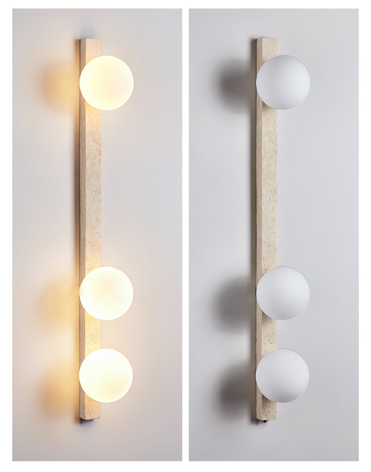 Vertical Travertine Wall Sconce 1001 Wall lamp