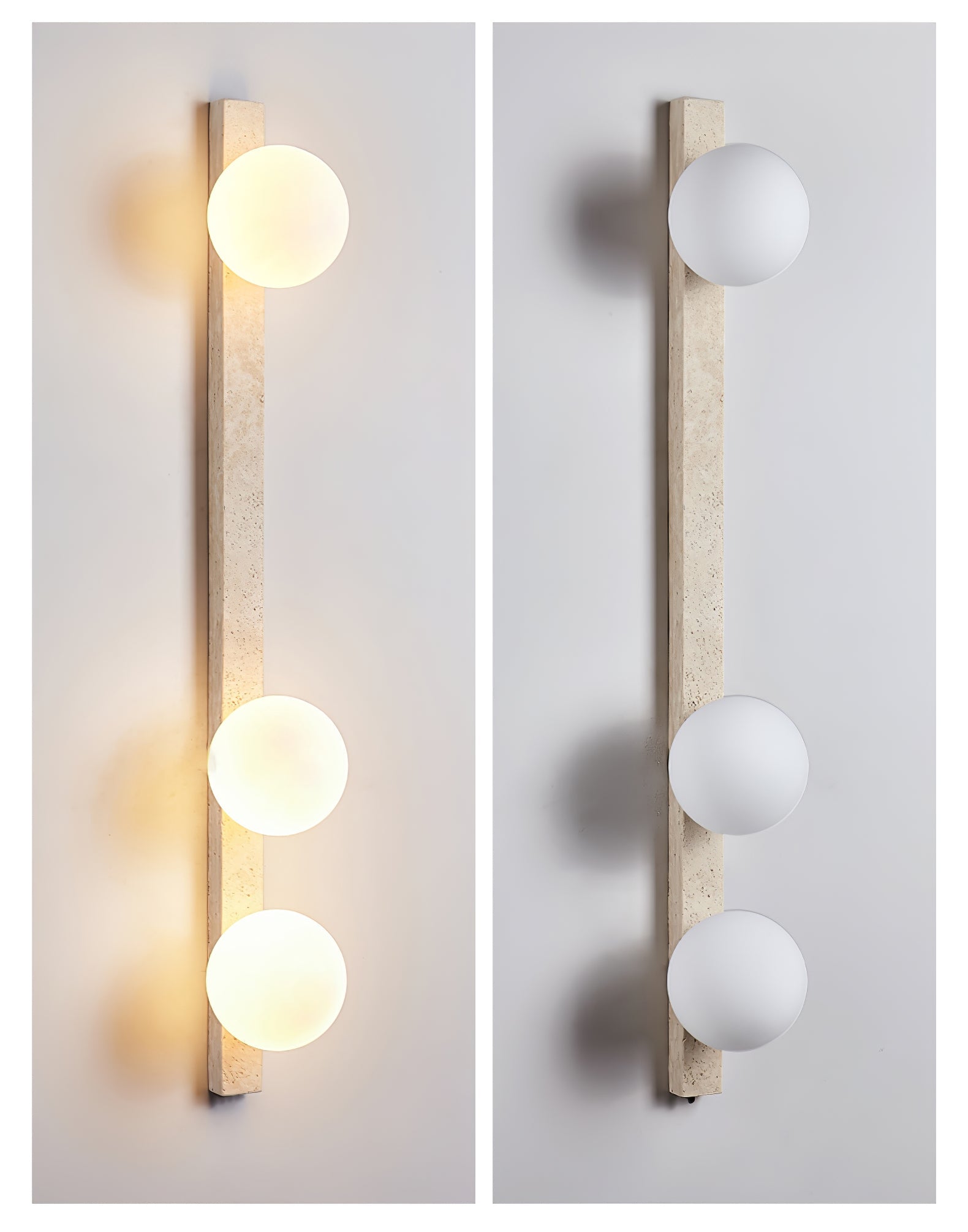 Vertical Travertine Wall Sconce 1001 Wall lamp