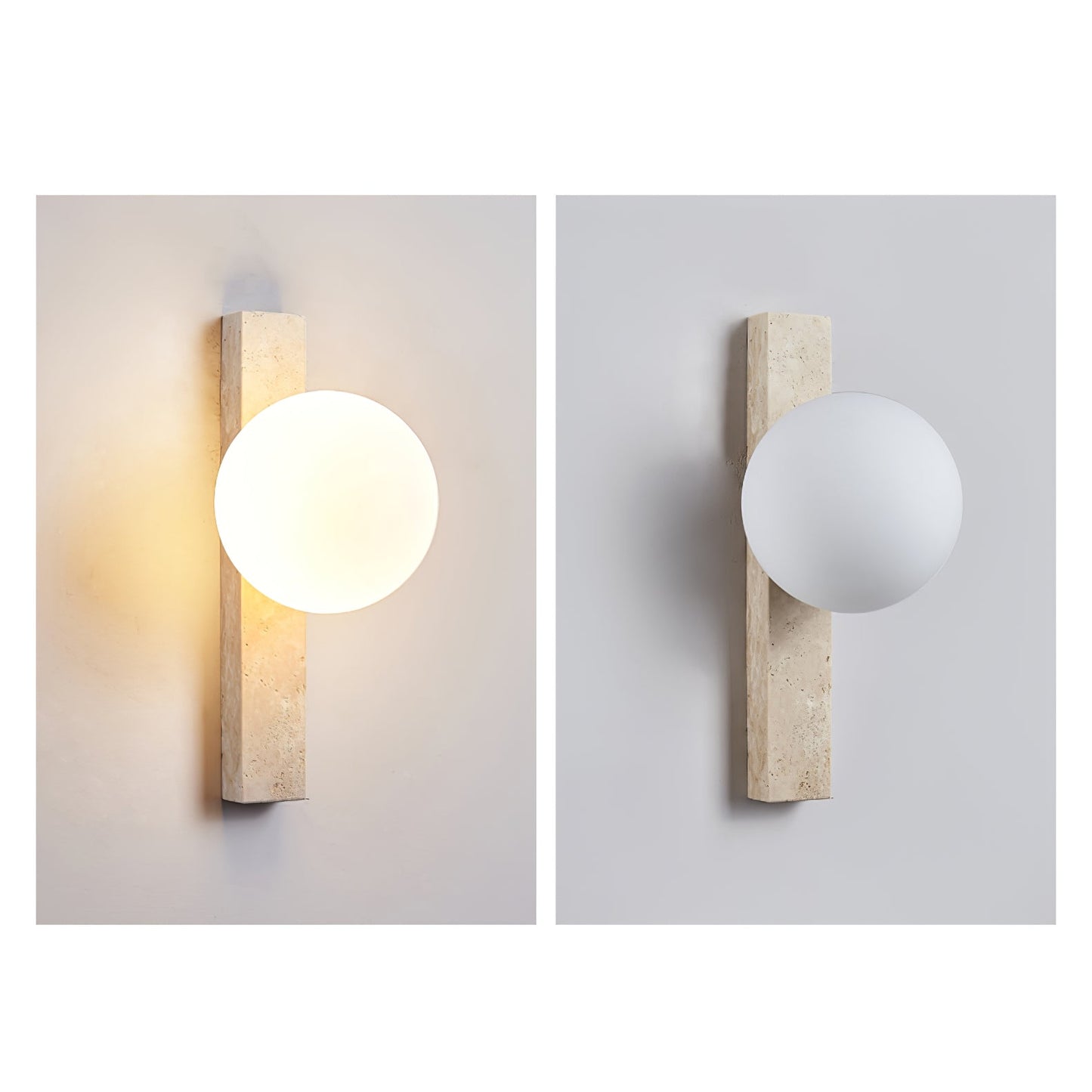 Vertical Travertine Wall Sconce 1001 Wall lamp