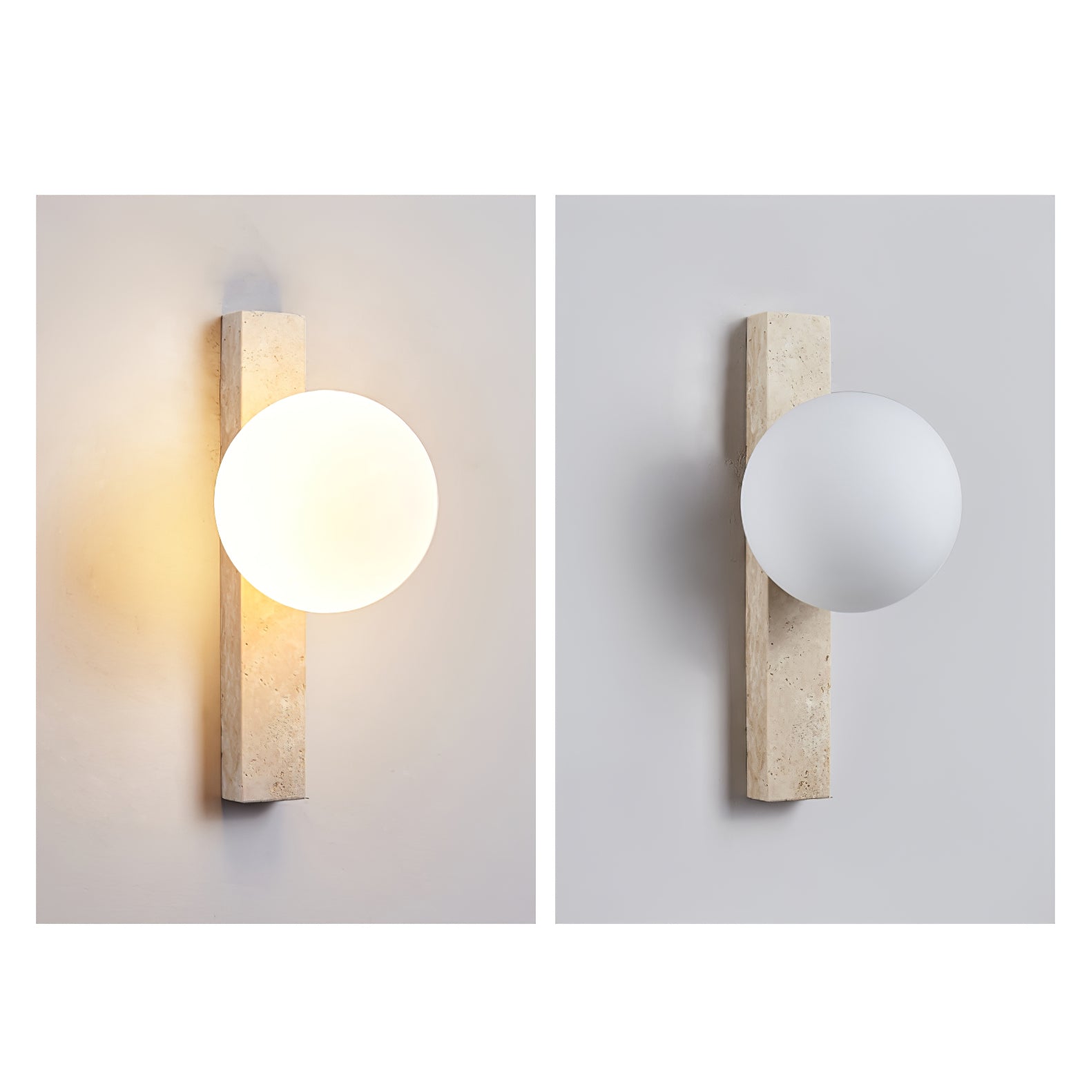 Vertical Travertine Wall Sconce 1001 Wall lamp