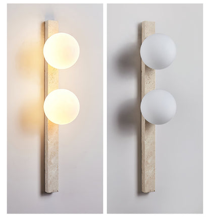 Vertical Travertine Wall Sconce 1001 Wall lamp