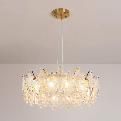 Vilary Chandelier Φ 23.6″ x H 9.4″ / Dia 60cm x H 24cm / Gold Chandelier