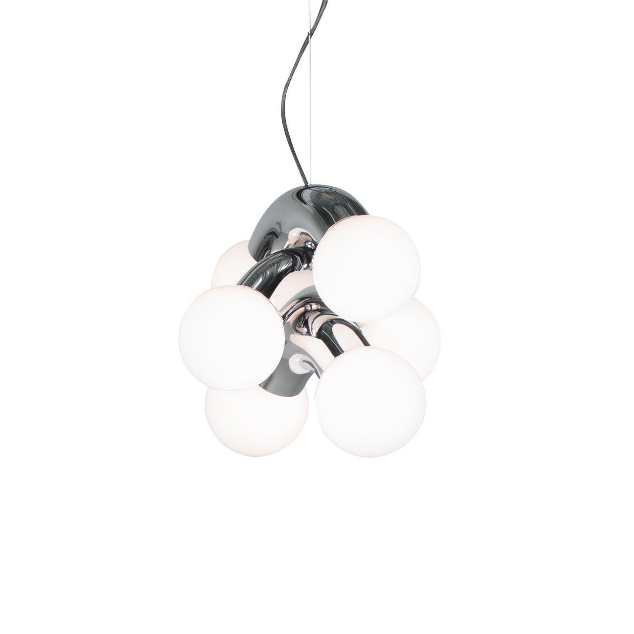 Vine Pendant Lamp 6heads: Dia 11.8″ x H 10.2″ / Dia 30cm x H 26cm / Chrome Pendant light