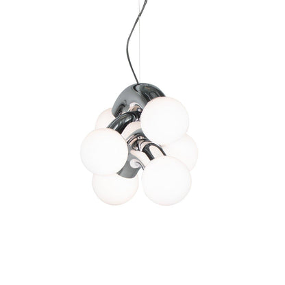 Vine Pendant Lamp 6heads: Dia 11.8″ x H 10.2″ / Dia 30cm x H 26cm / Chrome Pendant light