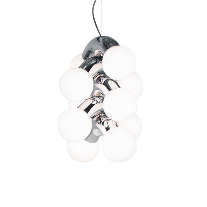 Vine Pendant Lamp 10heads: Dia 11.8″ x H 15″ / Dia 30cm x H 38cm / Chrome Pendant light