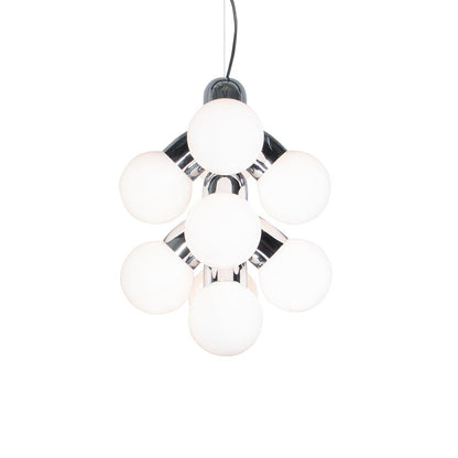 Vine Pendant Lamp 8heads: Dia 11.8″ x H 12.6″ / Dia 30cm x H 32cm / Chrome Pendant light