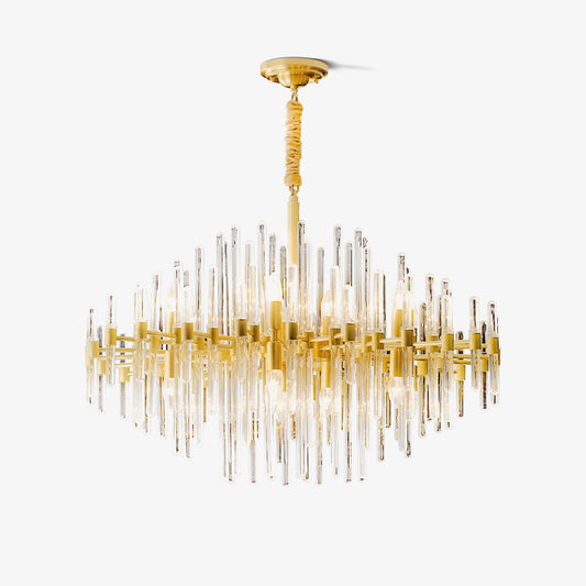 Vintage Antique Brass Chandelier Chandelier