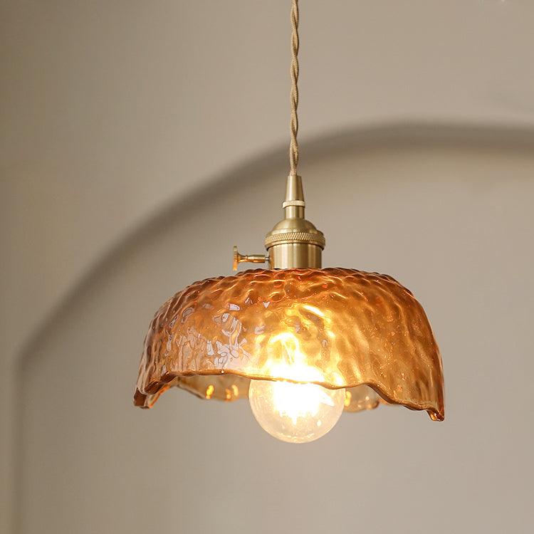 Vintage Brown Glass Pendant Light Pendant light