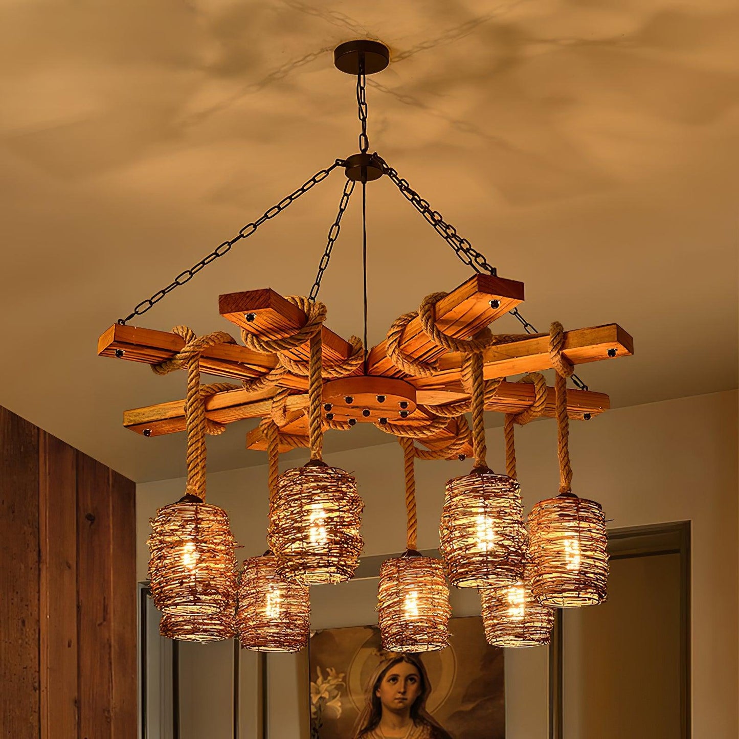 Vintage Farmhouse Chandelier Chandelier