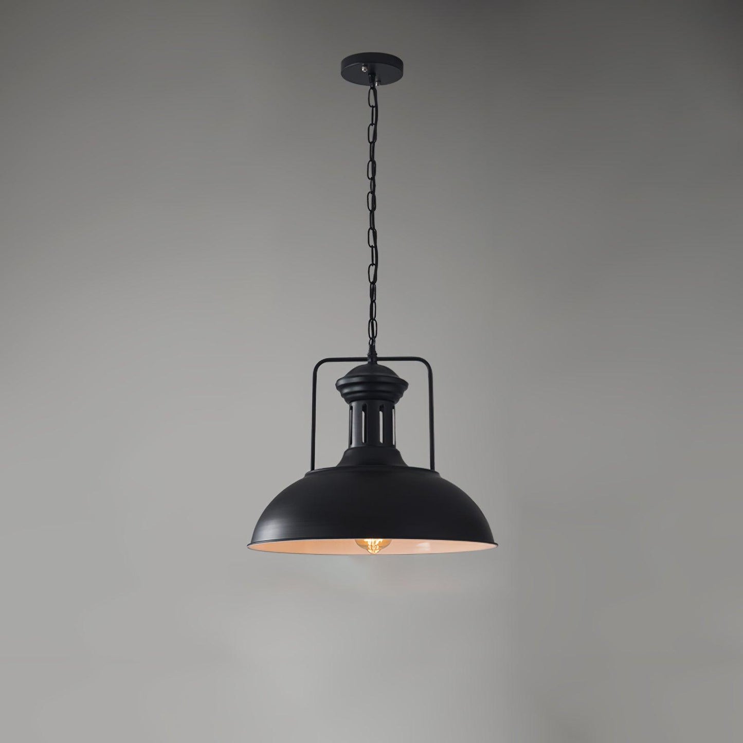 Vintage Industrial Collections Pendant Light Model D Dia 12.6″ x H 14.2″ / Dia 32cm x H 36cm Pendant light