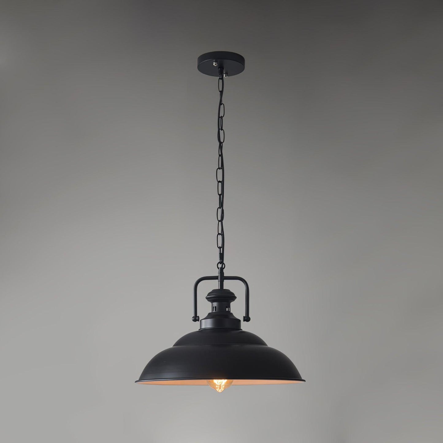 Vintage Industrial Collections Pendant Light Model A Dia 15″ x H 8.7″ / Dia 38cm x H 22cm Pendant light
