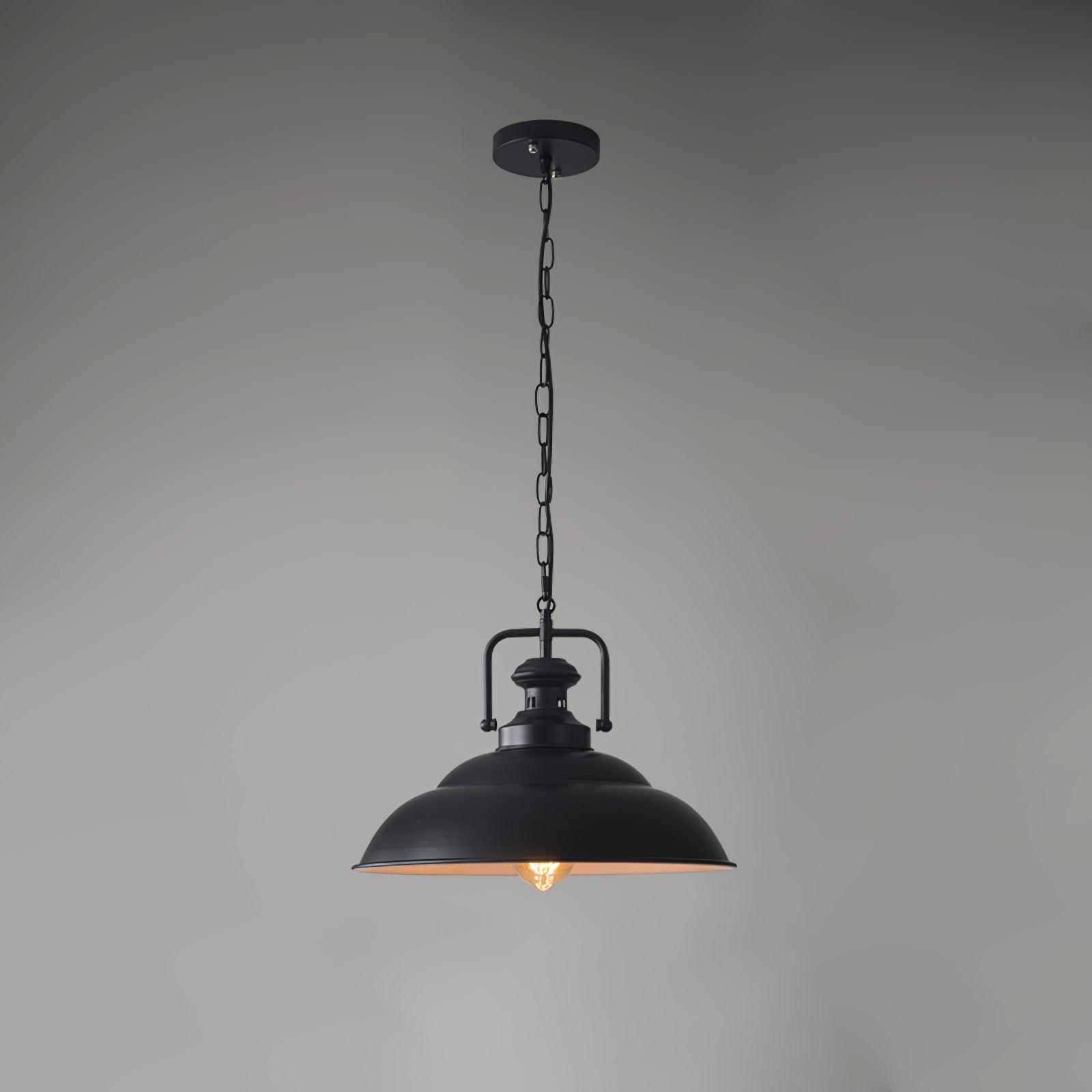 Vintage Industrial Collections Pendant Light Model A Dia 12.2″ x H8.7″ / Dia 31cm x H 22cm Pendant light