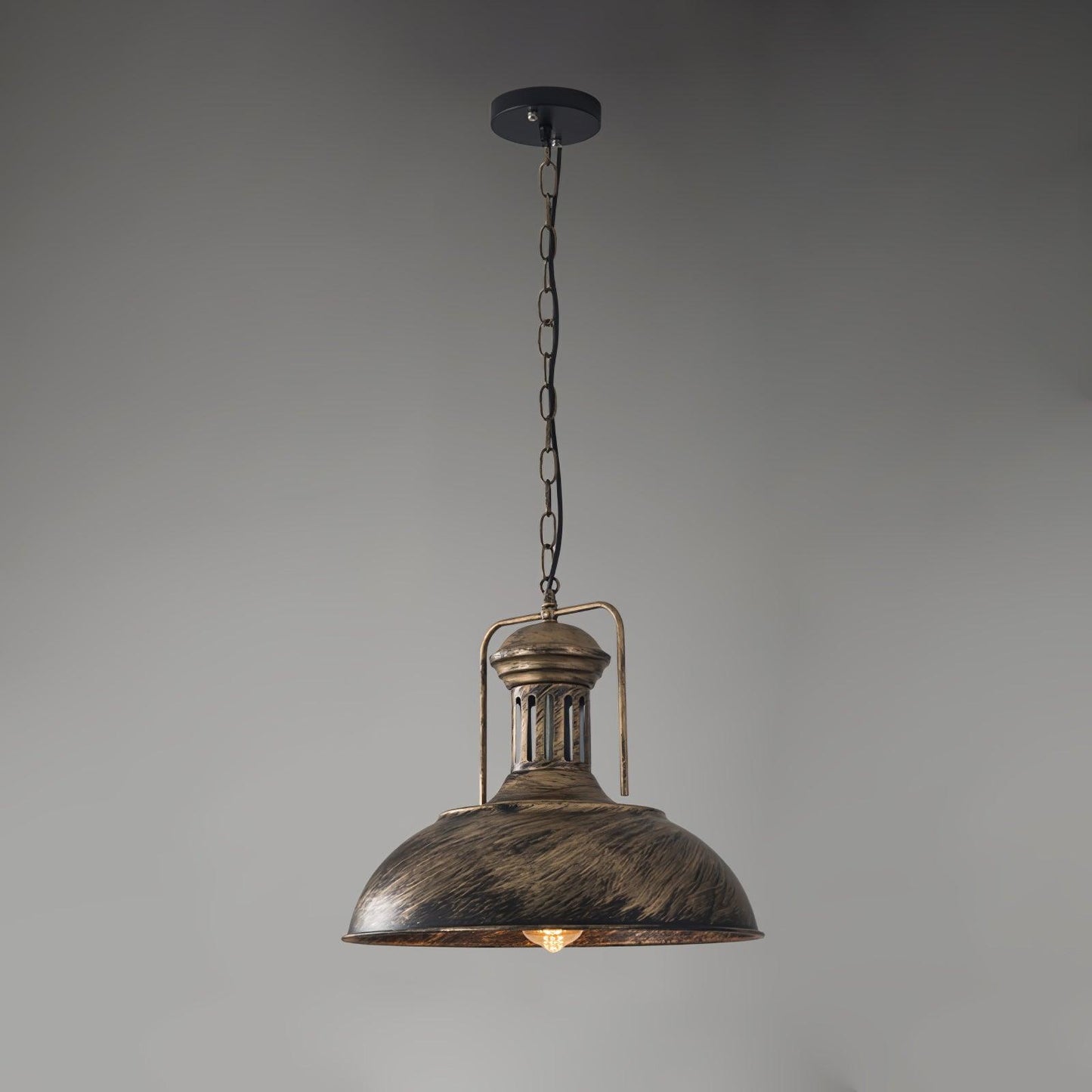 Vintage Industrial Collections Pendant Light Model C Dia 16.5″ x H 15.7″ / Dia 42cm x H 40cm Pendant light
