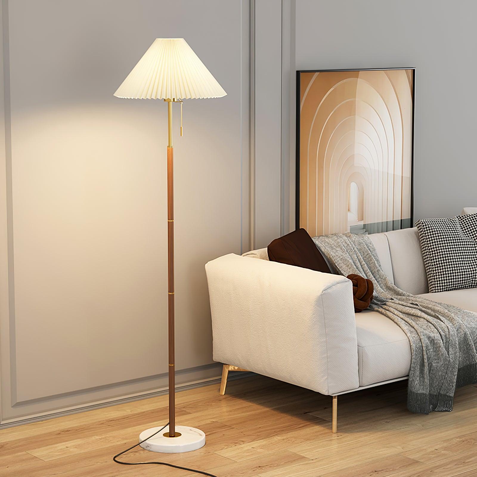 Vintage Pleated Floor Lamp Floor lamp