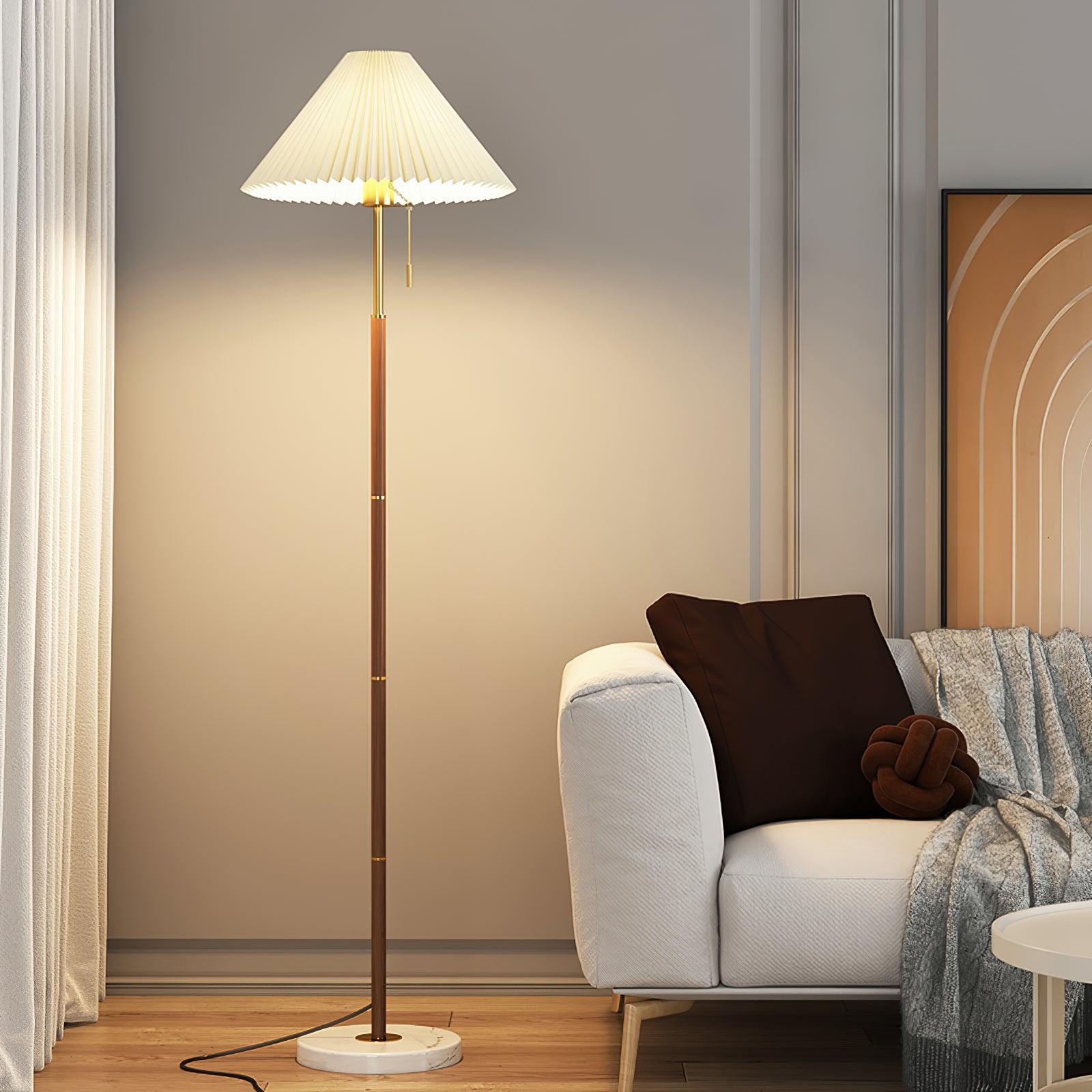 Vintage Pleated Floor Lamp Floor lamp